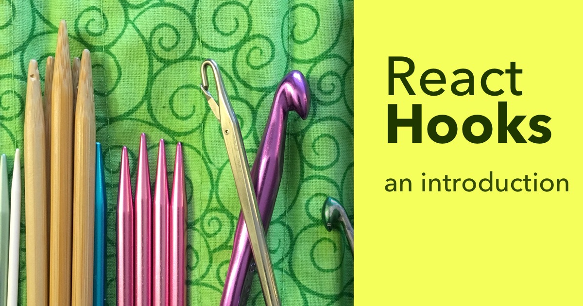 React Hooks: a guided tour